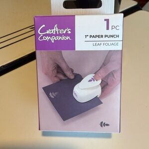 Crafters Companion 1” Leaf Foliage Paper Punch